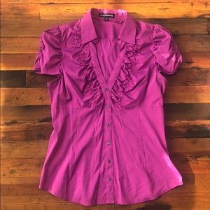 Express “Button Up” Blouse, Size M